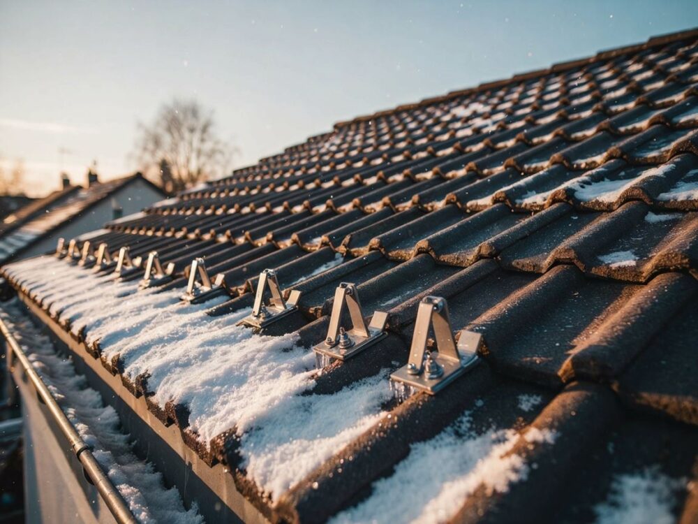 Pasy przeciwśniegowe na dachówce